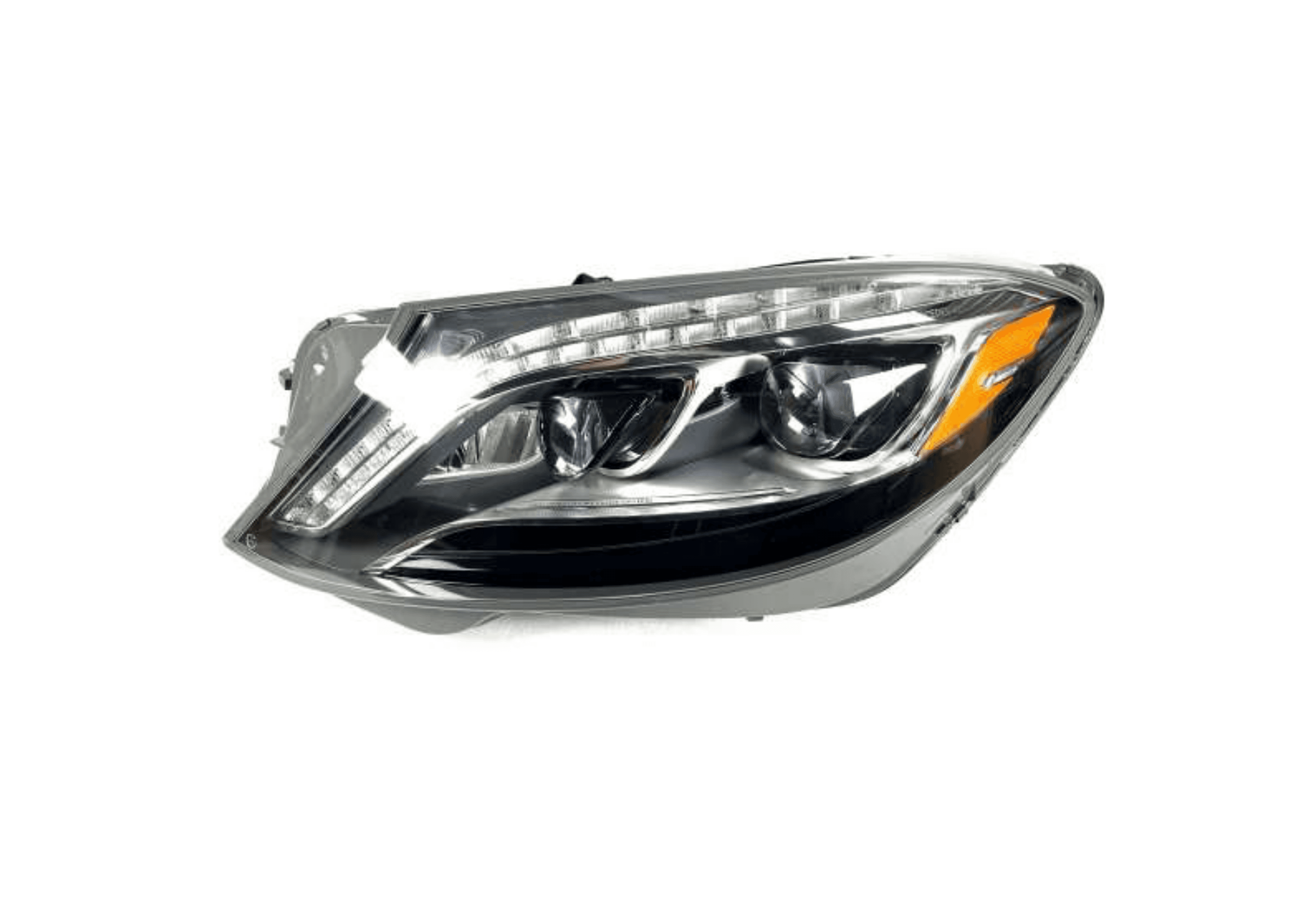 Certified OEM headlight, front view