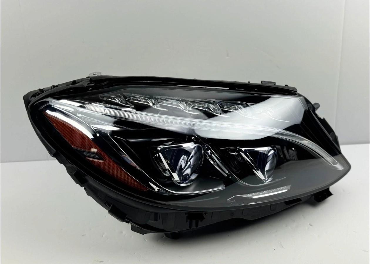 OEM headlight assembly detail